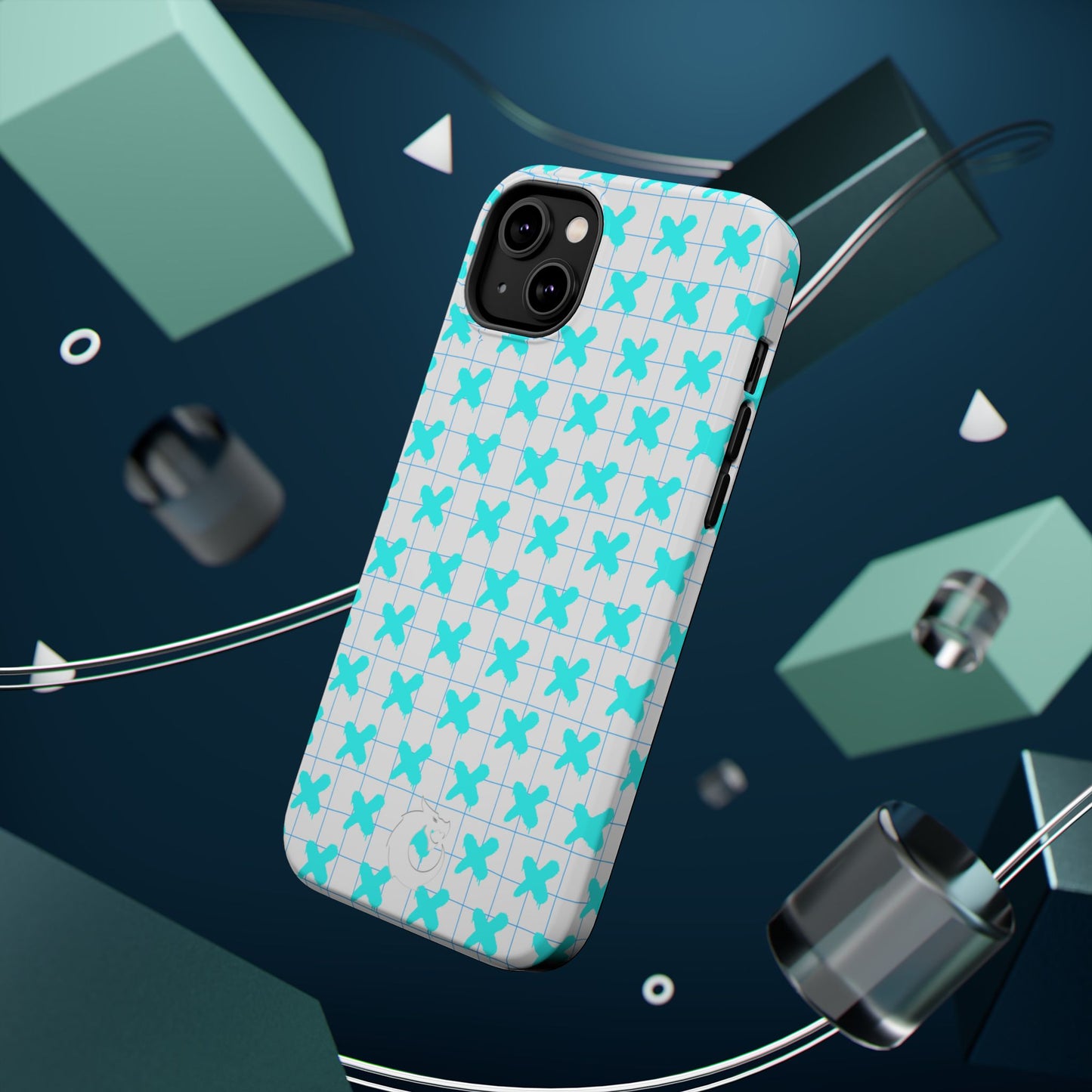 Magnetic Tough Cases - Blue X