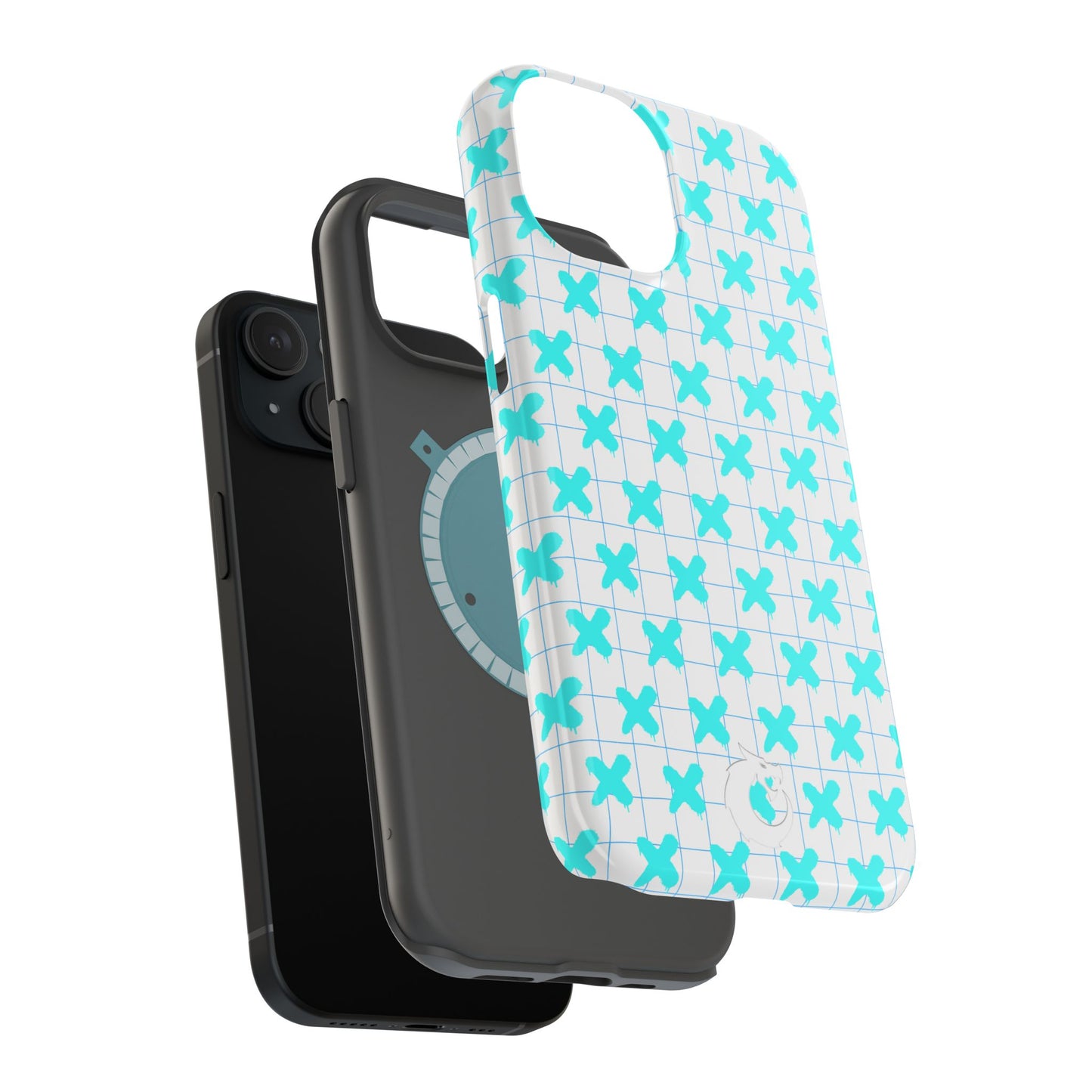 Magnetic Tough Cases - Blue X