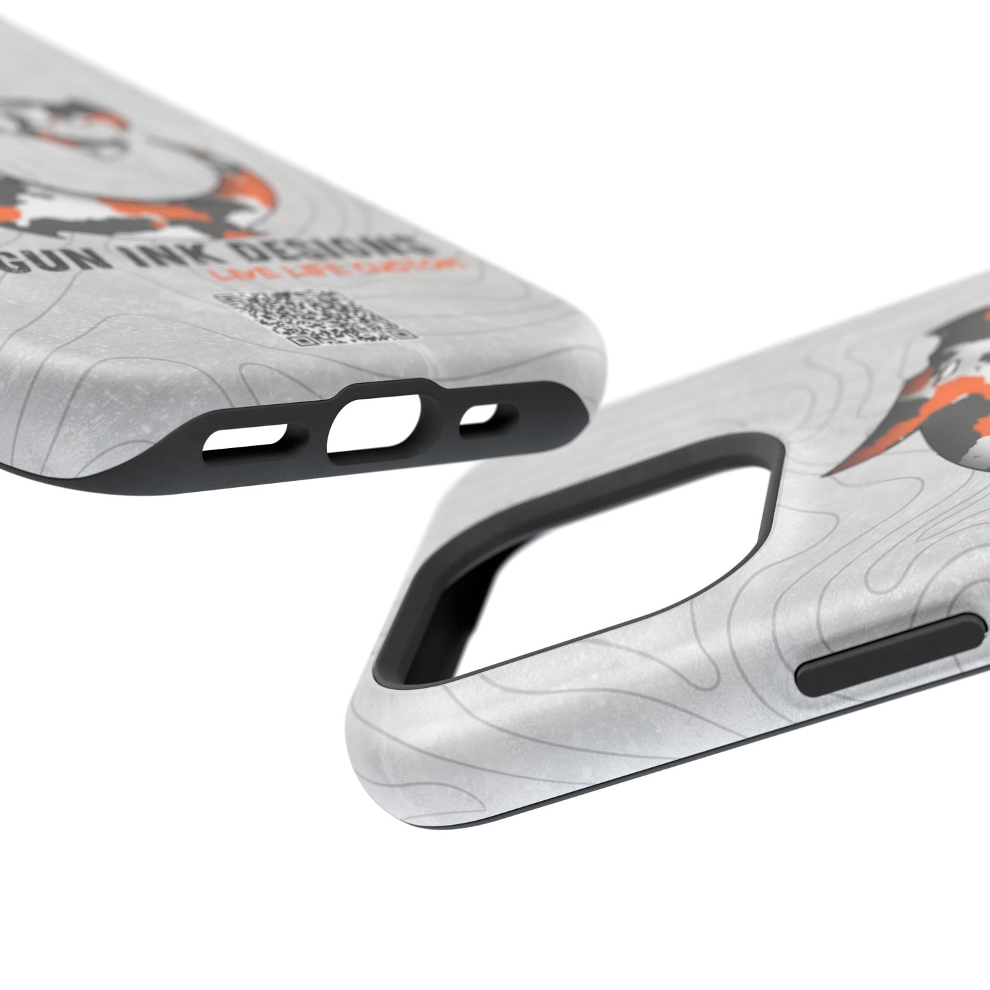 Magnetic Tough Cases - Topo QR code