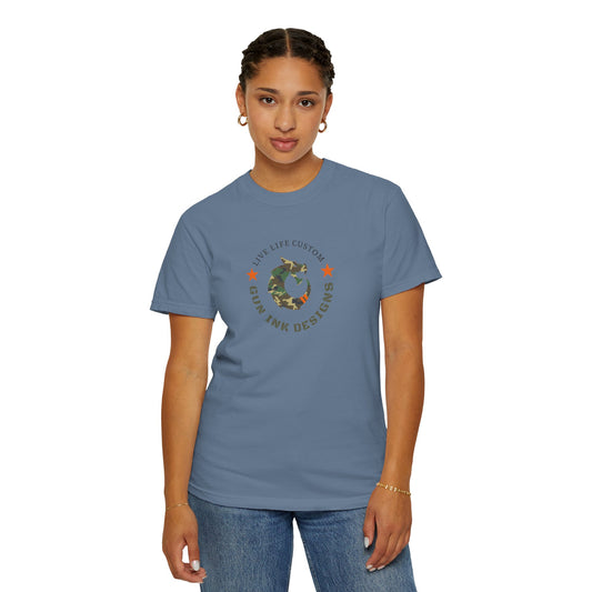 Garment-Dyed T-shirt - Camo Dragon