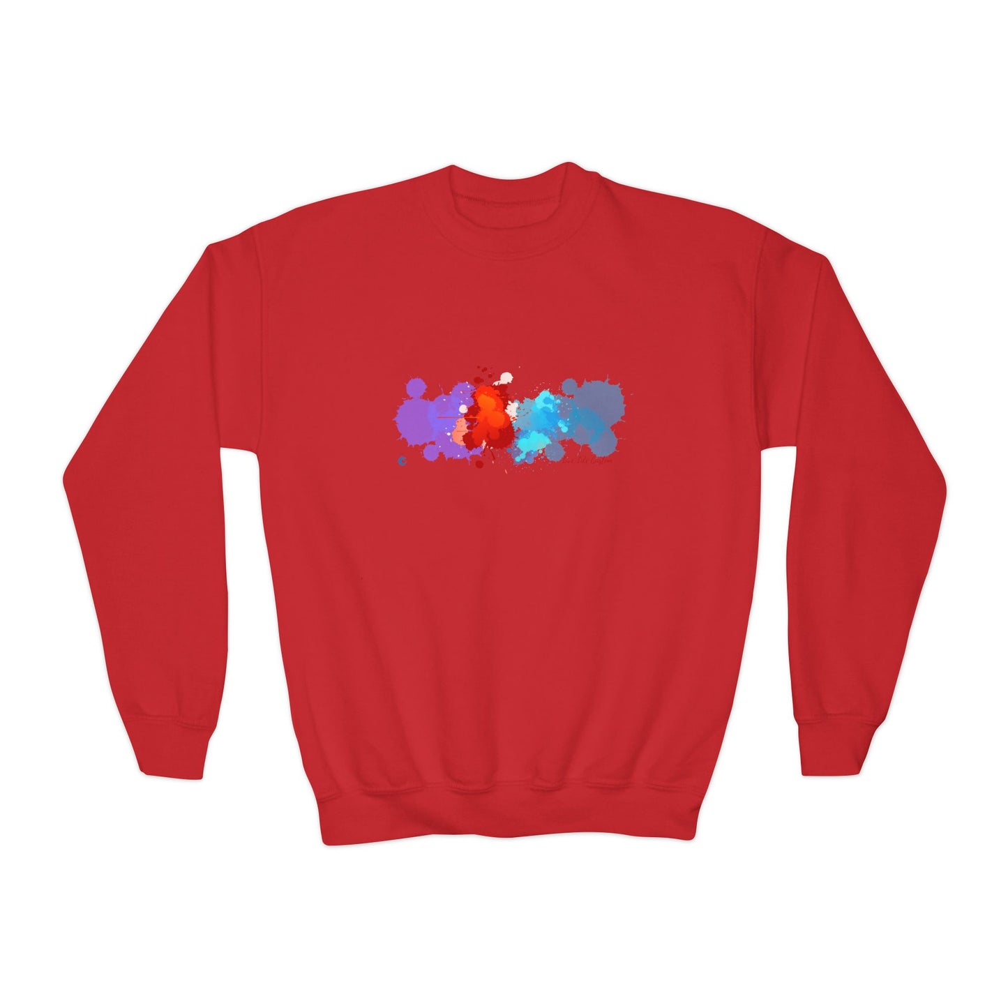 Youth Crewneck Sweatshirt - A Splash of Color