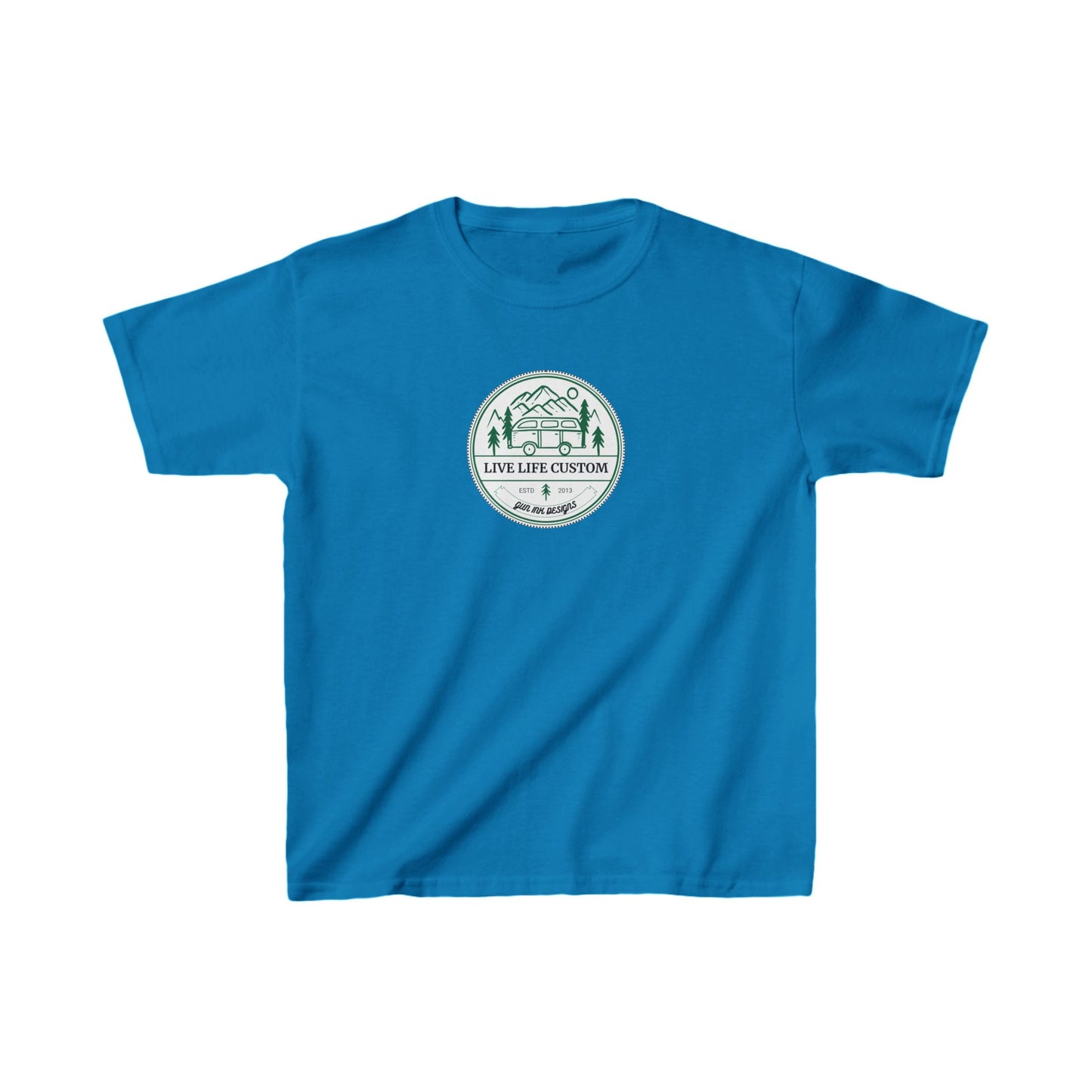 Kids Heavy Cotton™ Tee - Circle Van