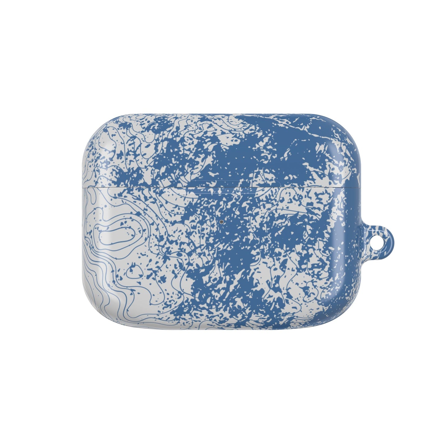 Blue Topography AirPod Case