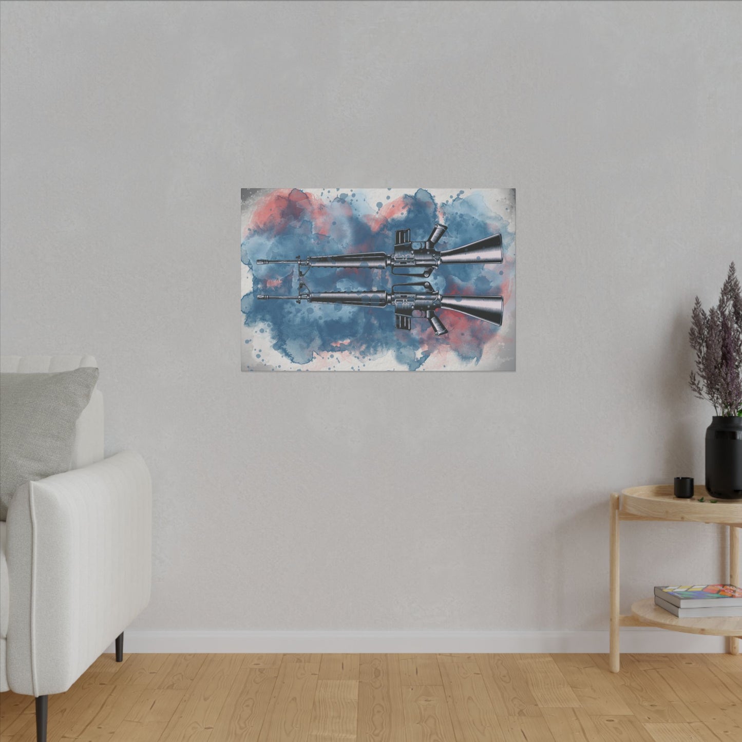 Matte Canvas, Stretched, 0.75" M16