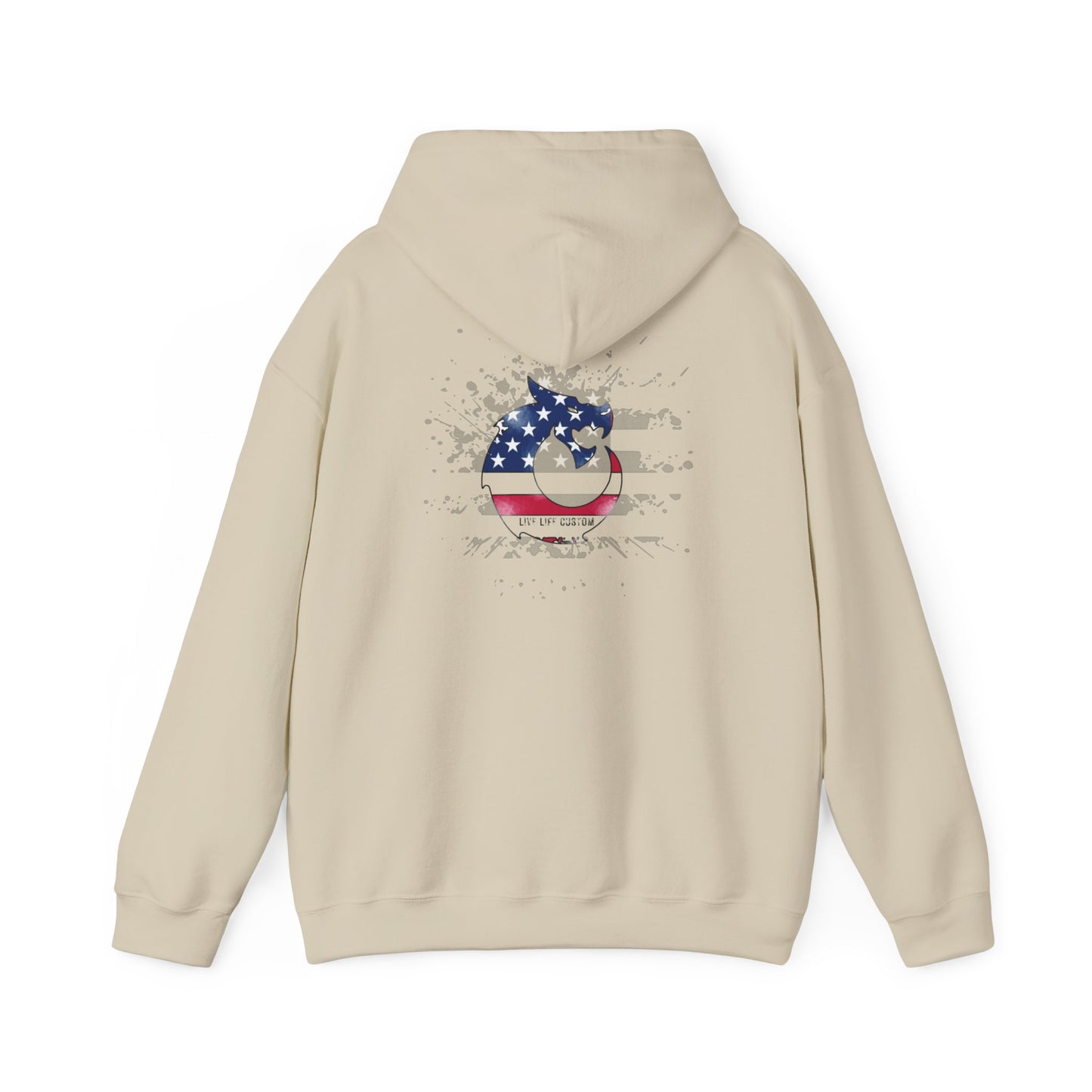 Heavy Blend™ Hooded Sweatshirt - 3D Flag