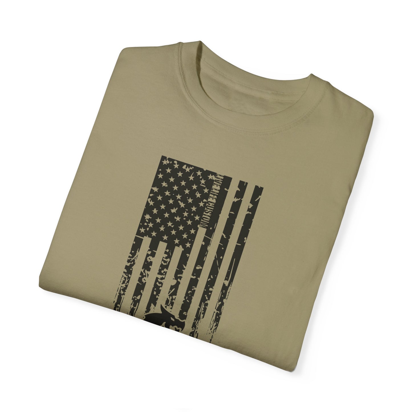 Garment-Dyed T-shirt - Distressed Flag