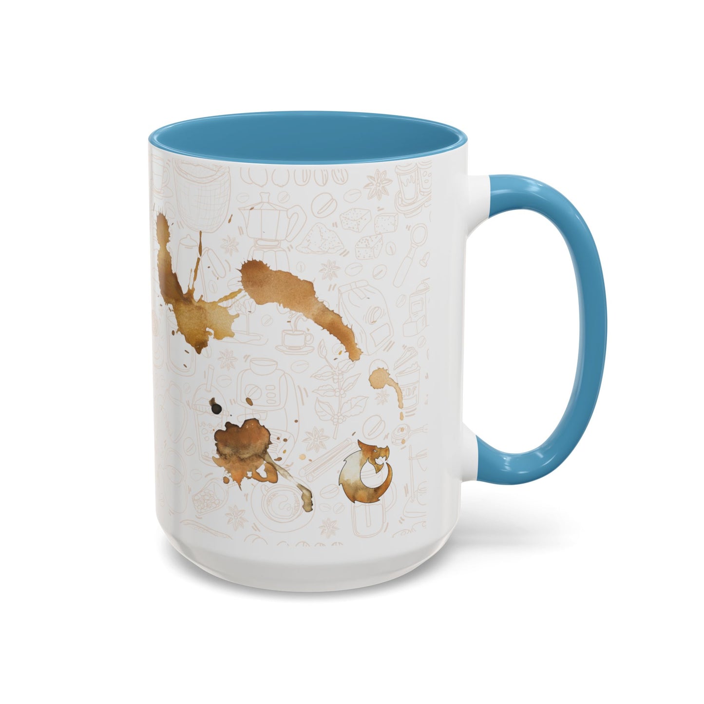 Accent Coffee Mug (11, 15oz) - Coffee Stains