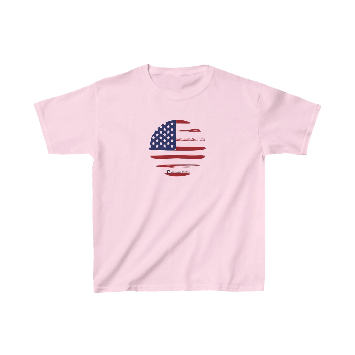 Kids Heavy Cotton™ Tee - Circle Flag