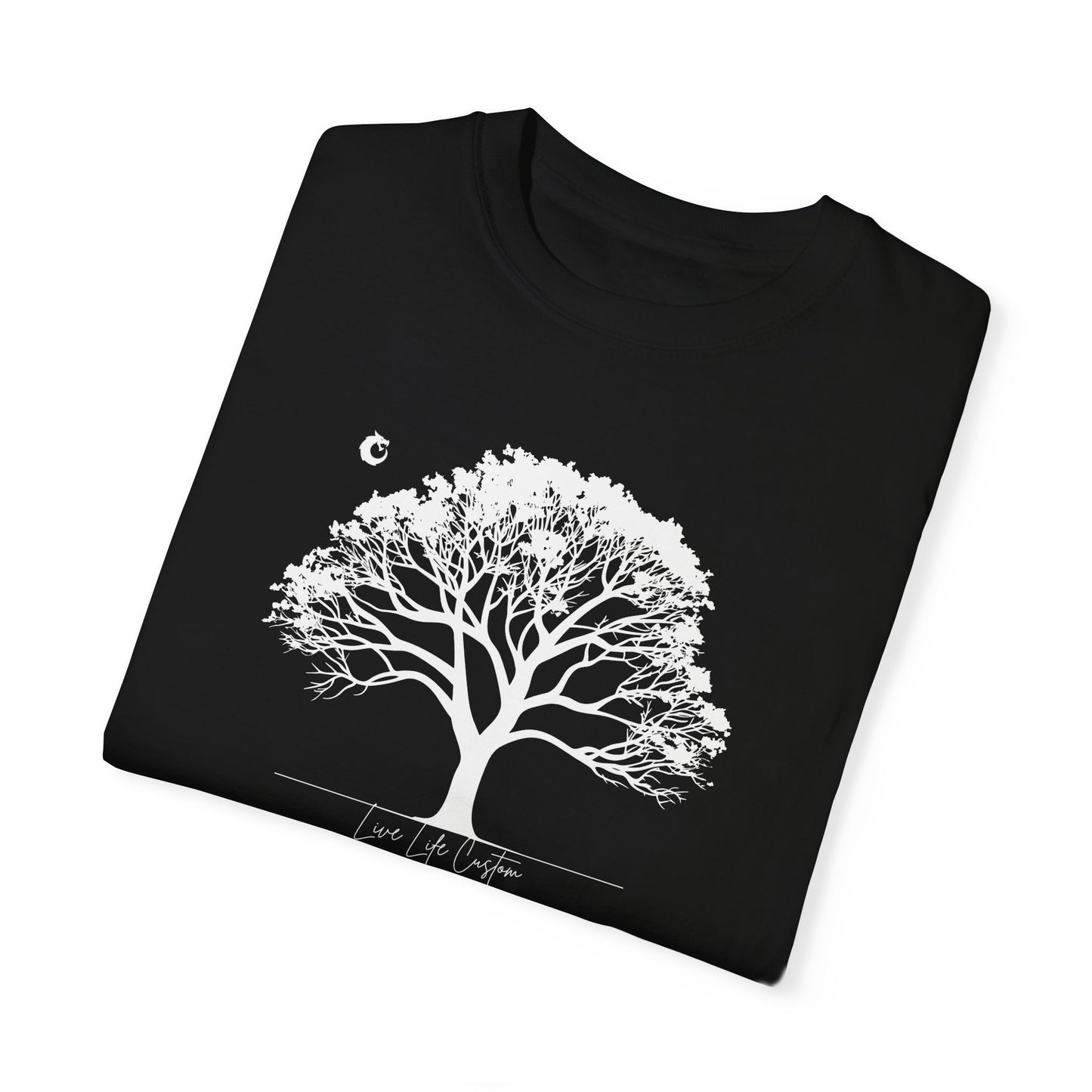 Garment-Dyed T-shirt - White Tree