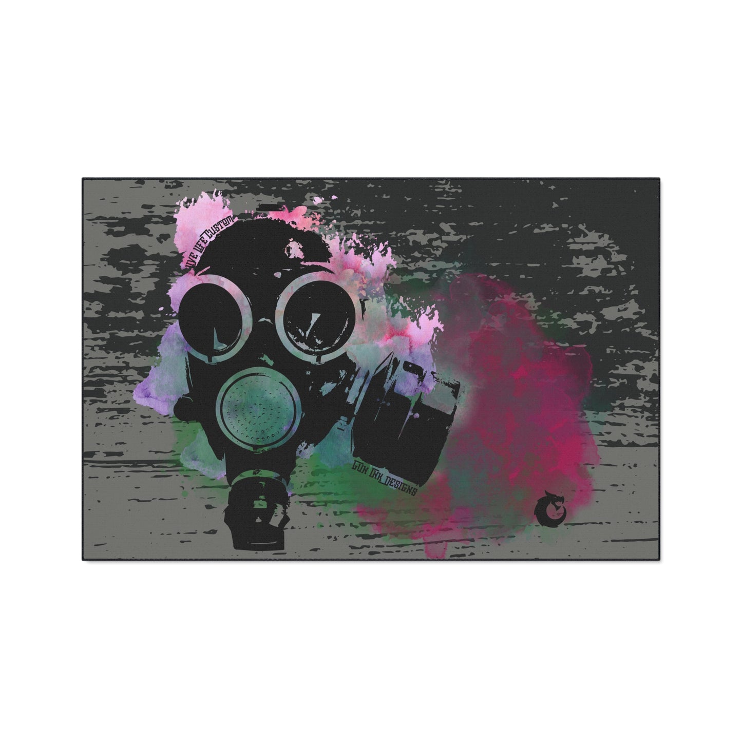 Heavy Duty Floor Mat - Gas Mask