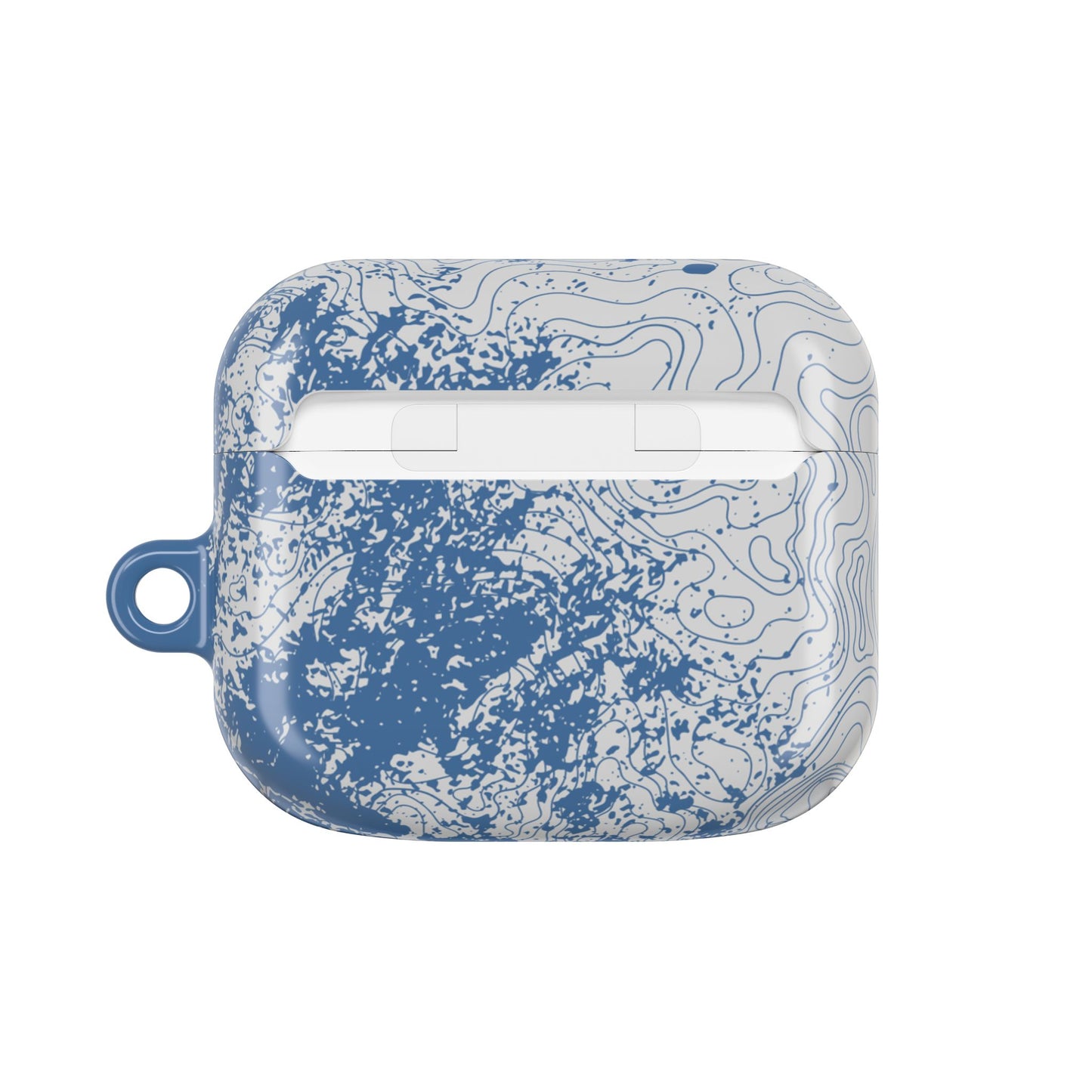 Blue Topography AirPod Case