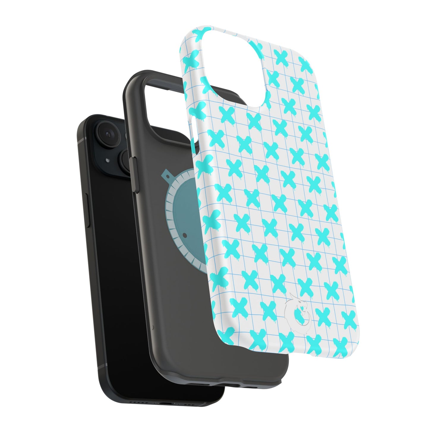 Magnetic Tough Cases - Blue X