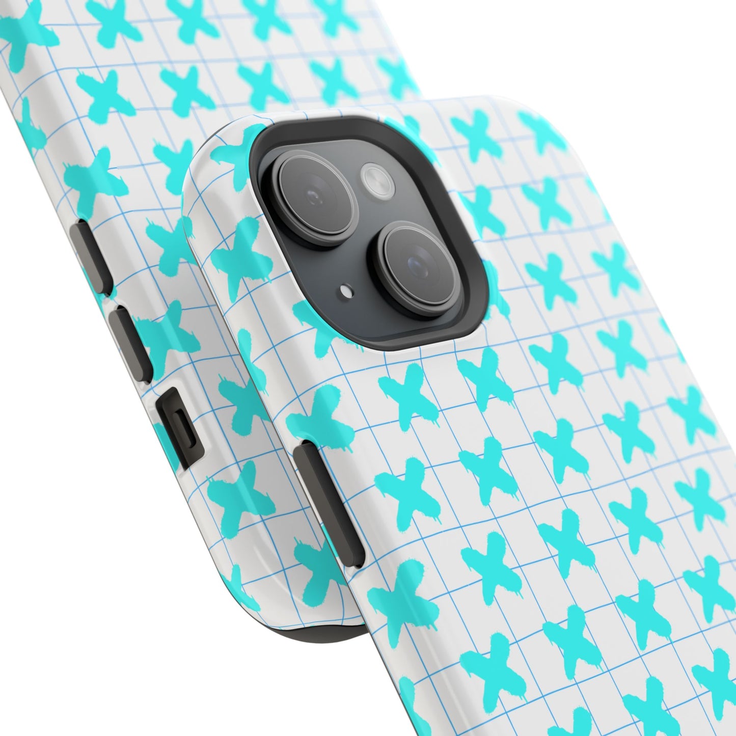 Magnetic Tough Cases - Blue X