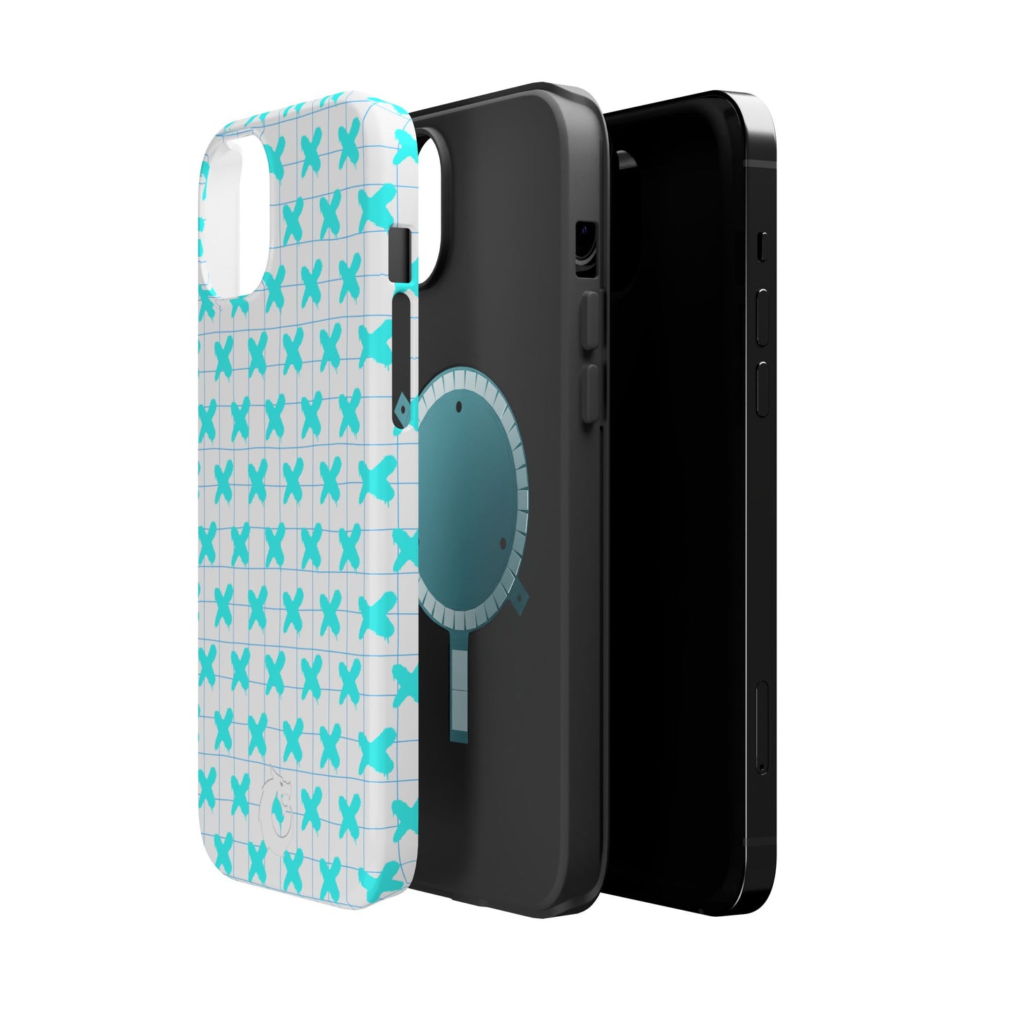 Magnetic Tough Cases - Blue X