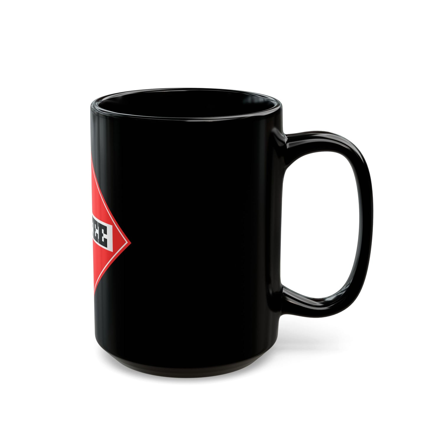 Black Mug (11oz, 15oz) - Fueled by Coffee