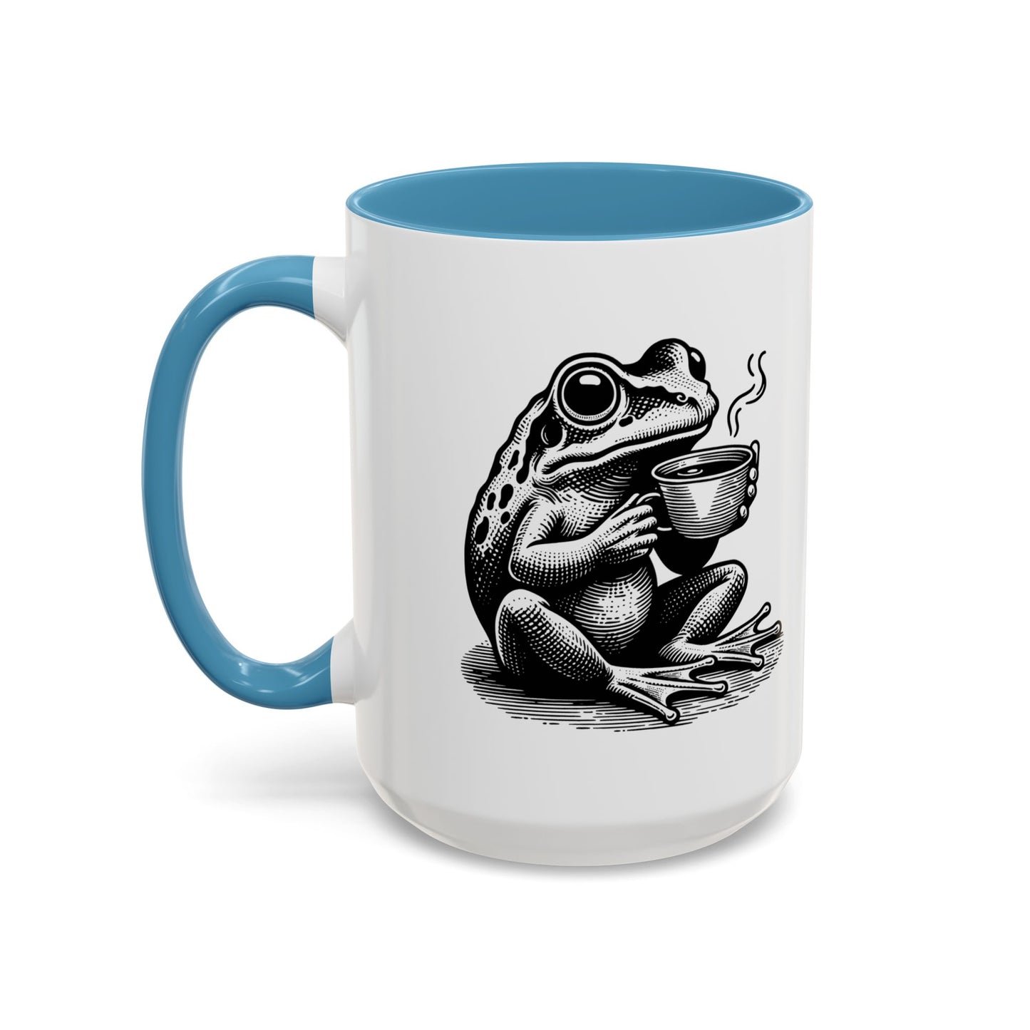 Accent Coffee Mug (11, 15oz) - Coffee Frogs