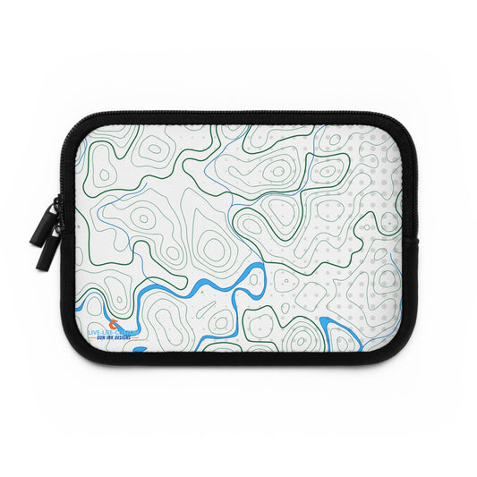 Topography Laptop Sleeve | Eco-Friendly Tech Case, Gift for Him/Her, Travel Accessory, Modern Design
