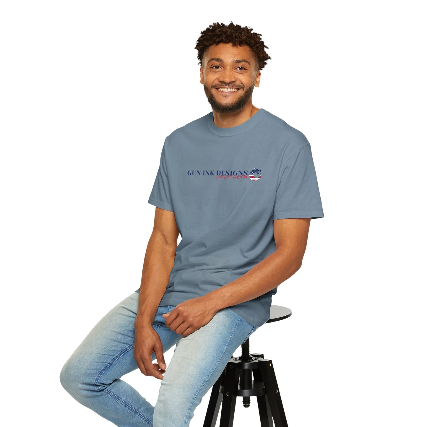 Garment-Dyed T-shirt - LLC Flag Dragon