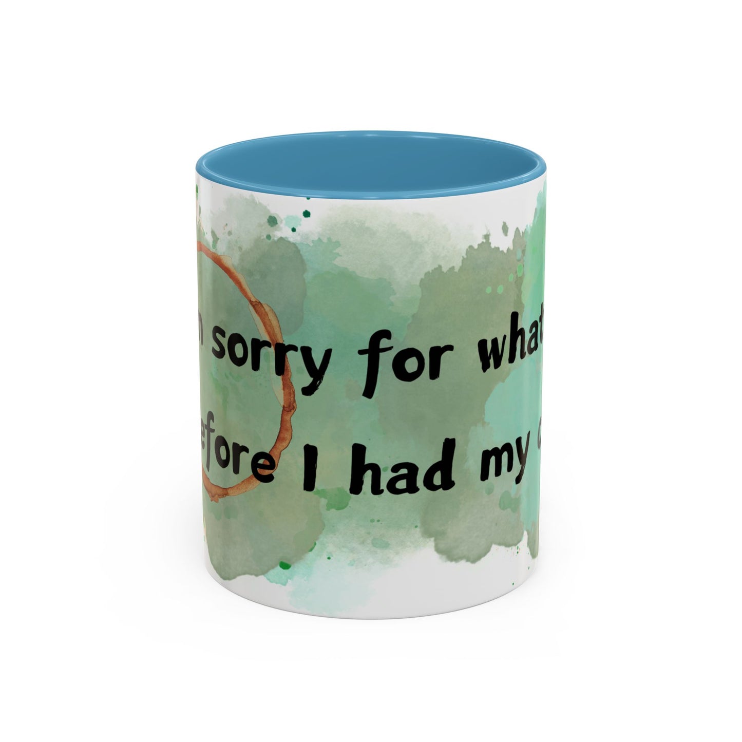 Accent Coffee Mug (11, 15oz) - I'm Sorry