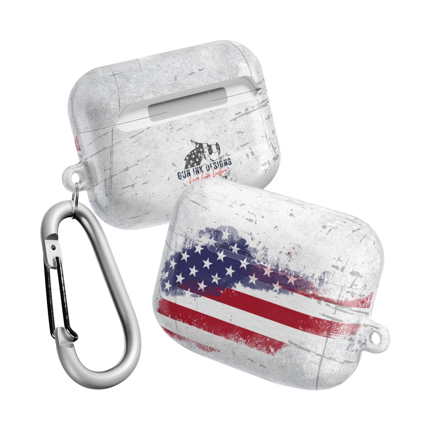 AirPod Cases - American Flag distressed