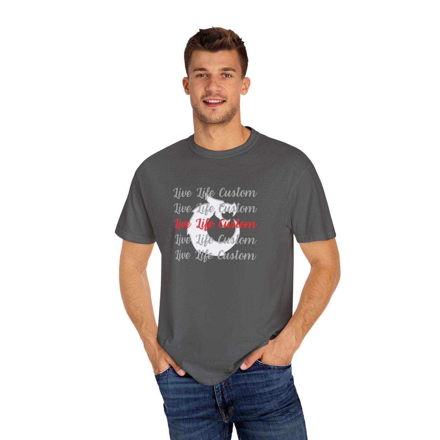 Garment-Dyed T-shirt - LLC Stacked