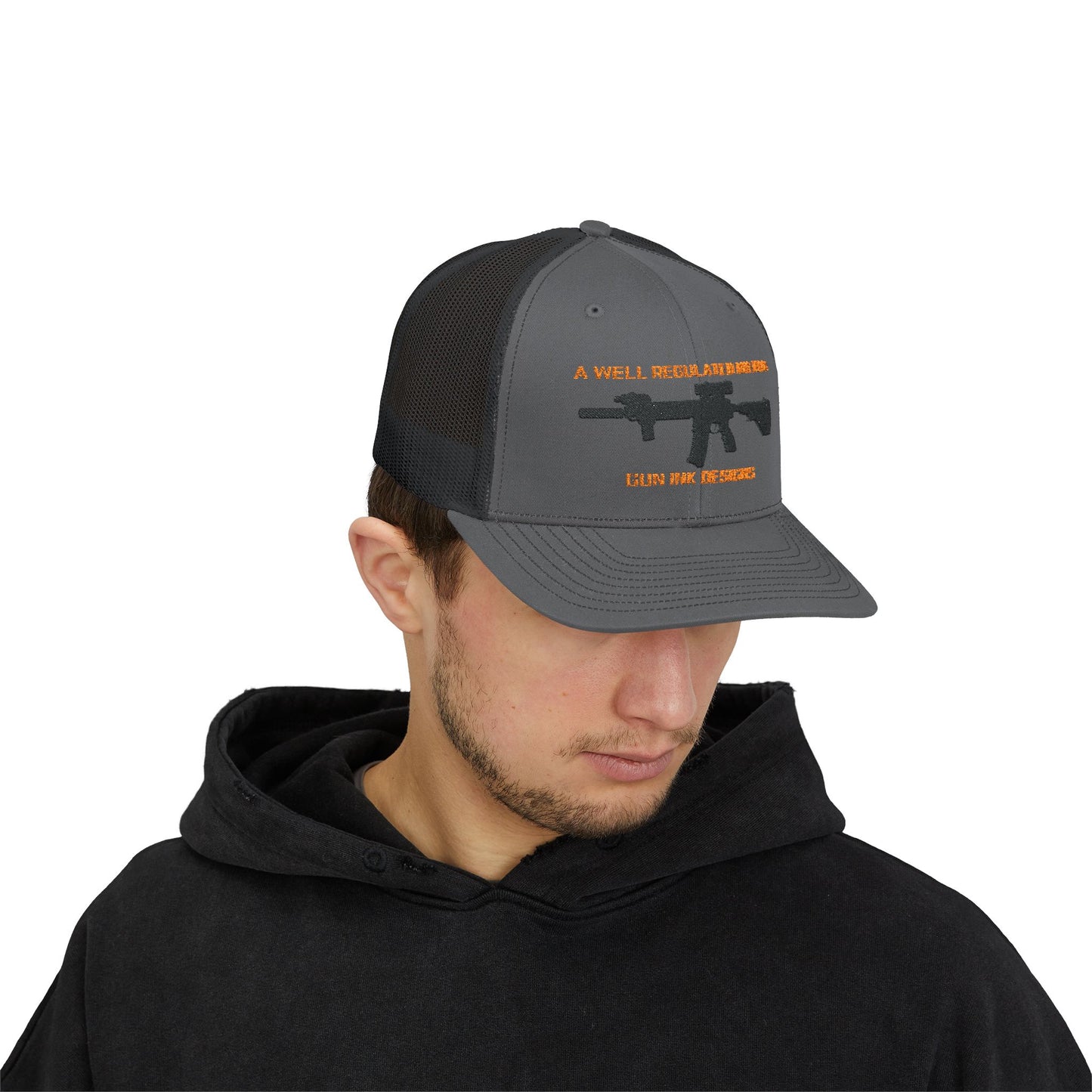 Snapback Trucker Cap - A Well Regulated Militia