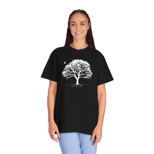 Garment-Dyed T-shirt - White Tree