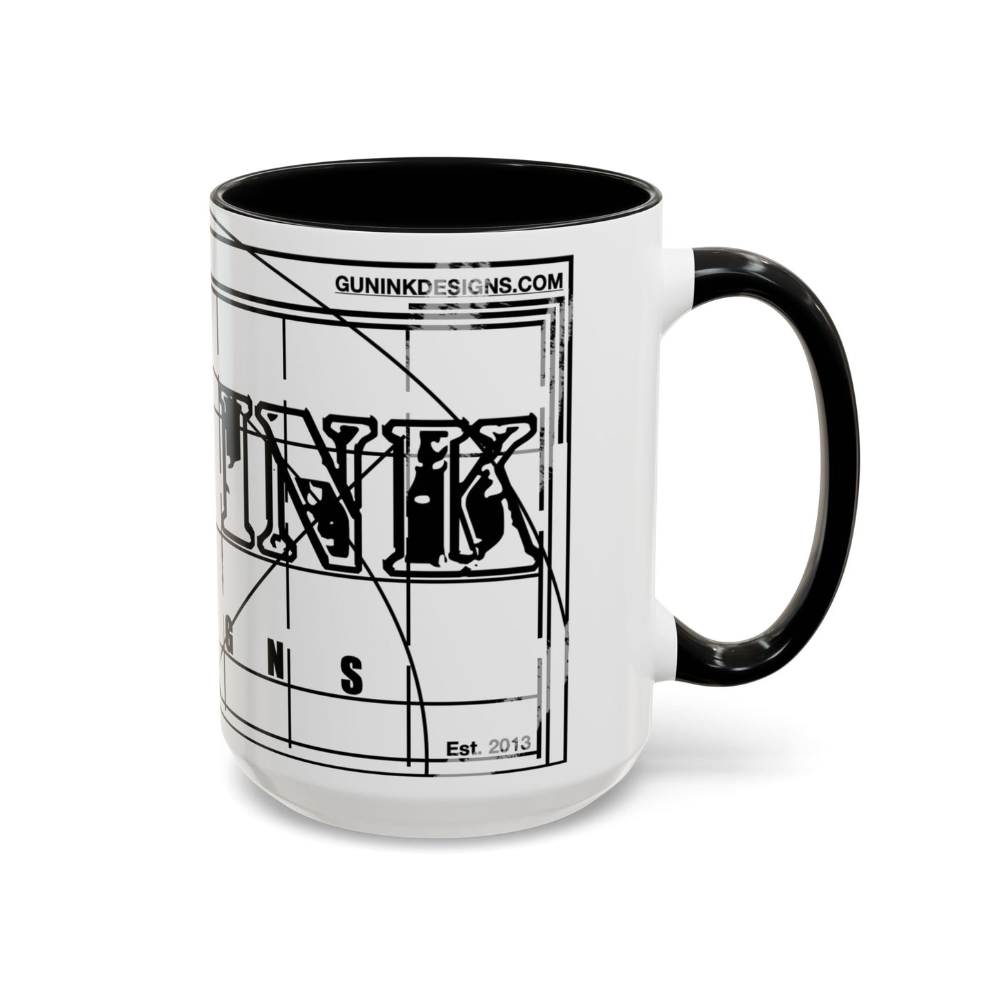 Accent Coffee Mug (11, 15oz) - GID Draft Graphic