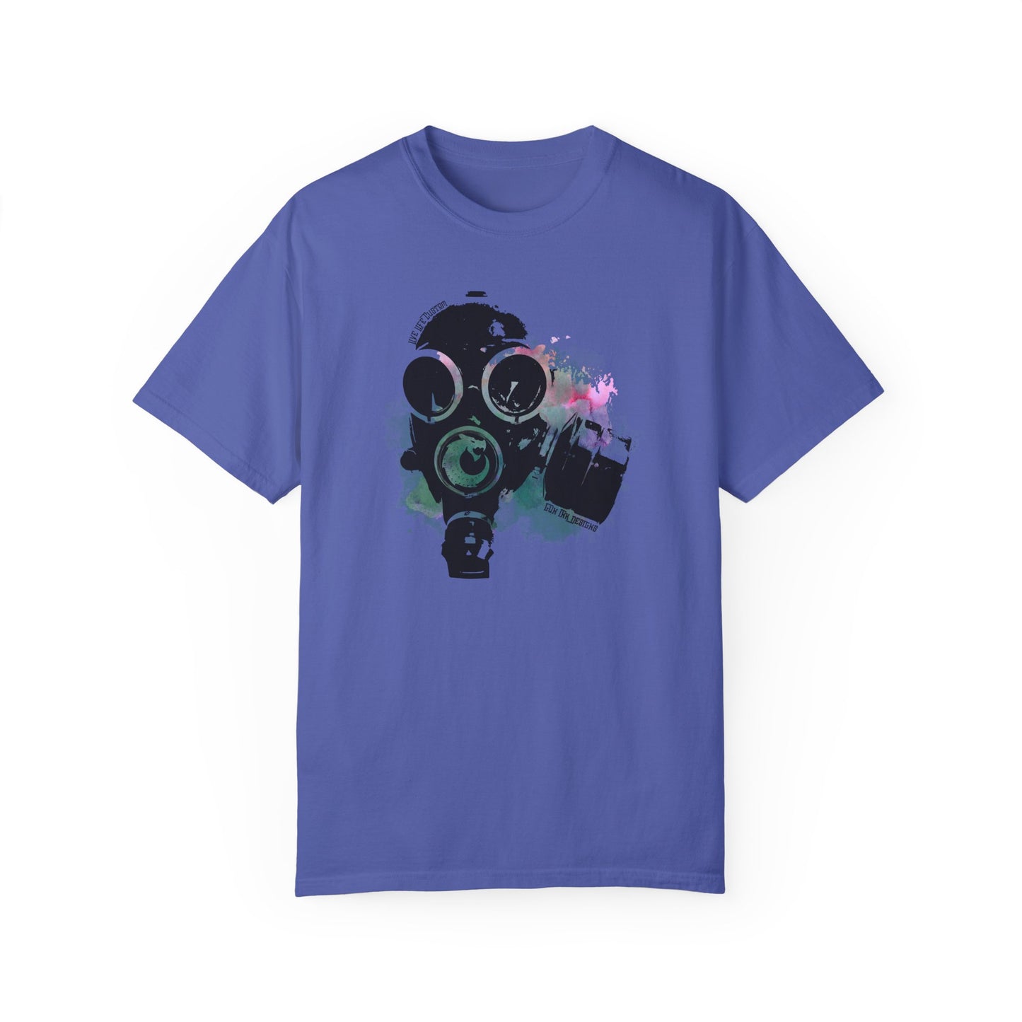 Garment-Dyed T-shirt - Gas Mask 1