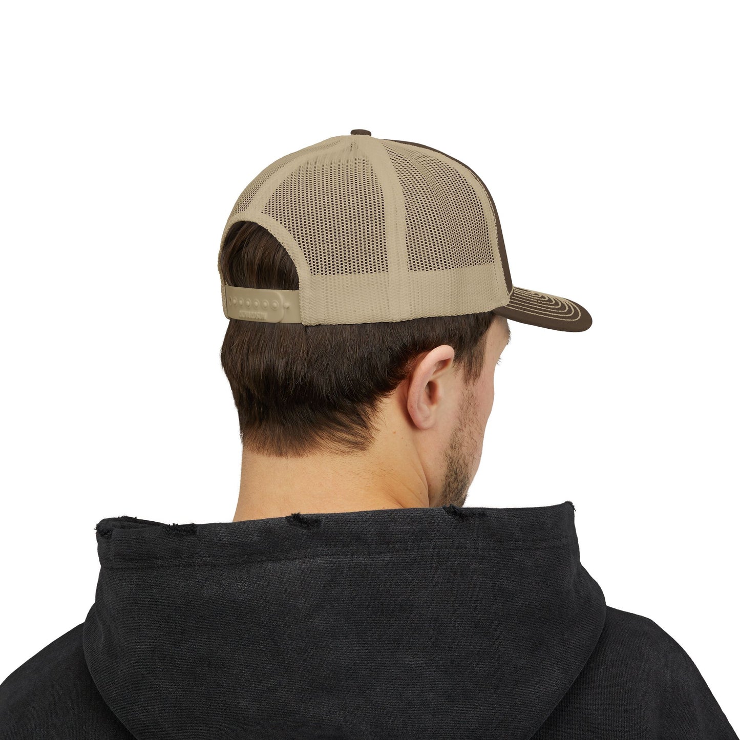Snapback Trucker Cap - Black and Gray Logo