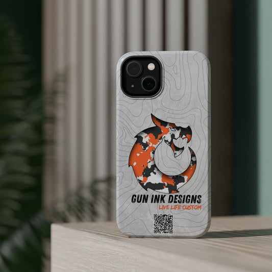 Magnetic Tough Cases - Topo QR code