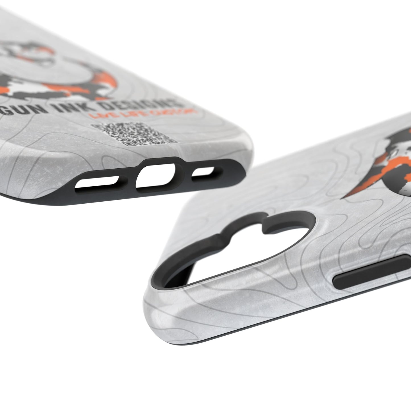 Magnetic Tough Cases - Topo QR code