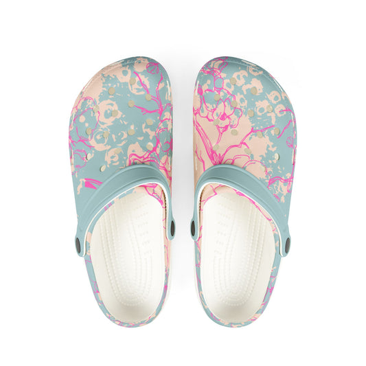 Cherry Blossom - Foam slip ons.