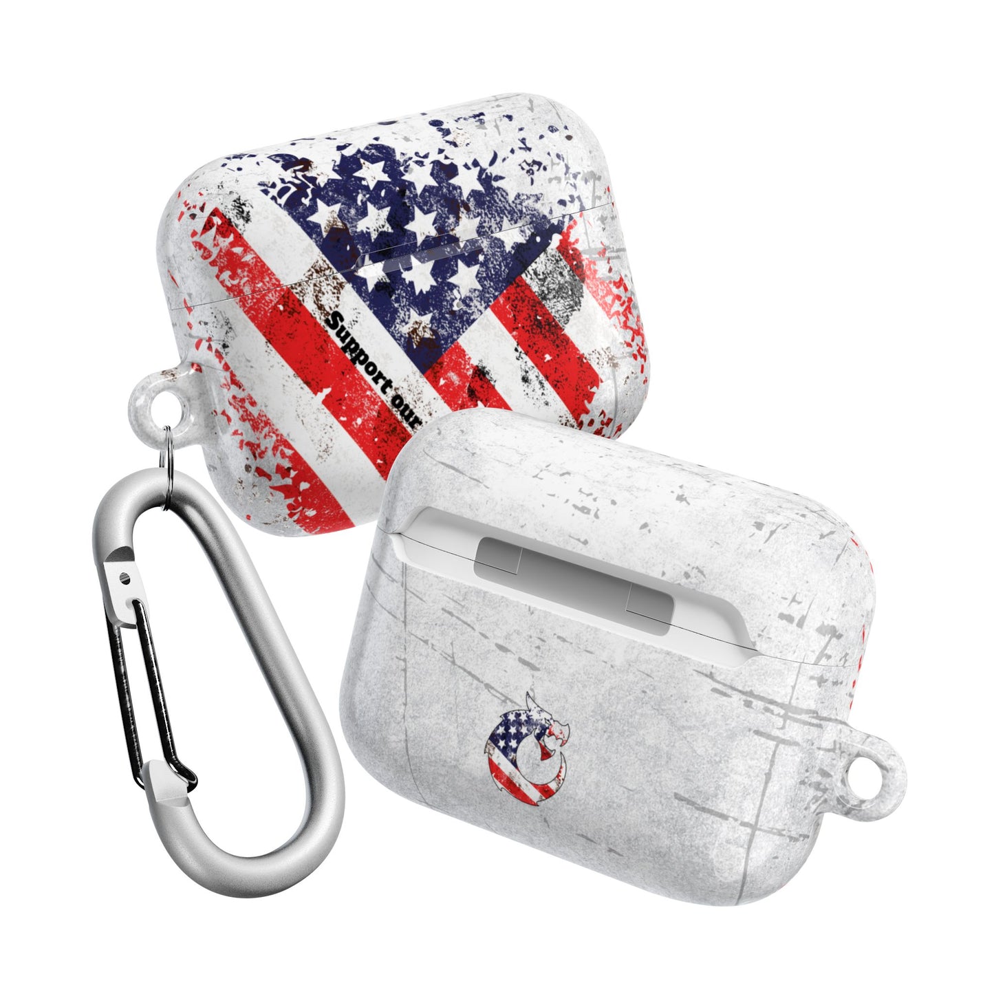 Patriotic AirPod Cases - Support Our Troops Design