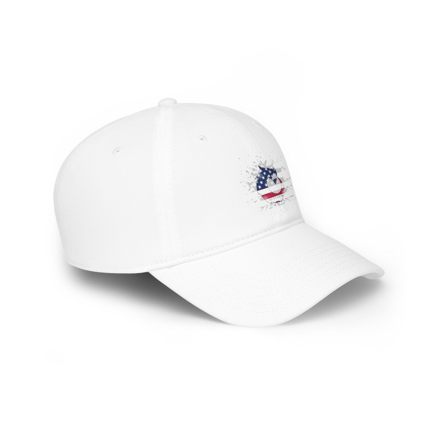 Low Profile Baseball Cap - Distress Flag Dragon