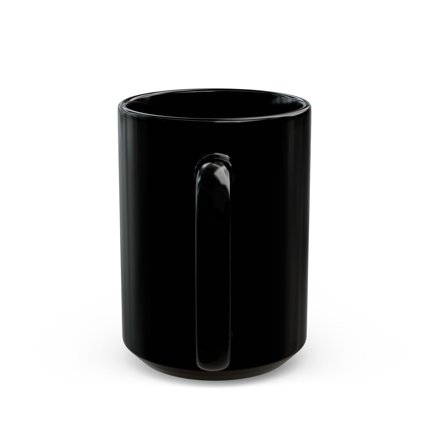 Black Mug (11oz, 15oz) - White Tree