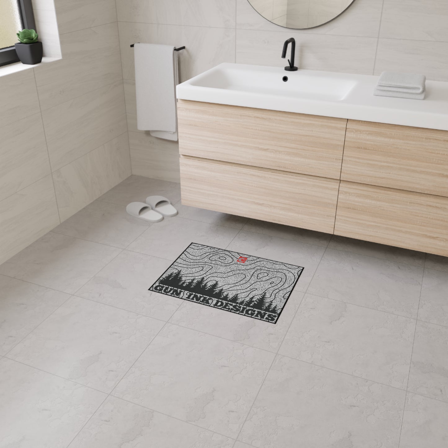 Heavy Duty Floor Mat - Topo Trees
