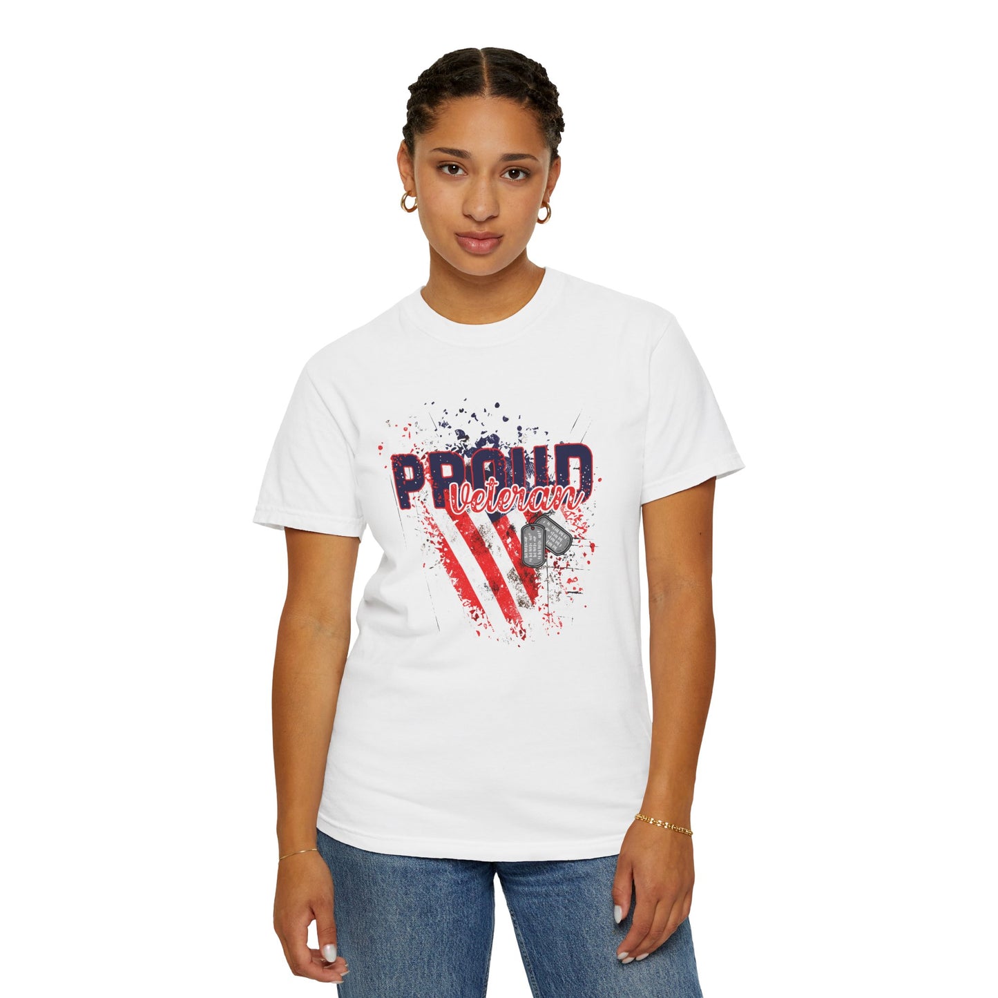 Garment-Dyed T-shirt - Proud Veteran