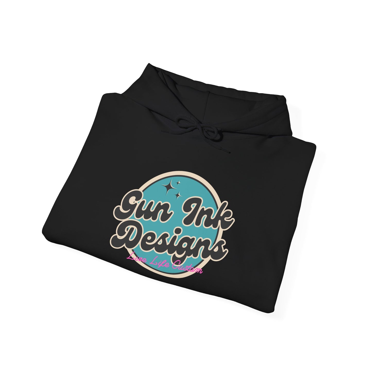 Heavy Blend™ Hooded Sweatshirt - Teal Circle