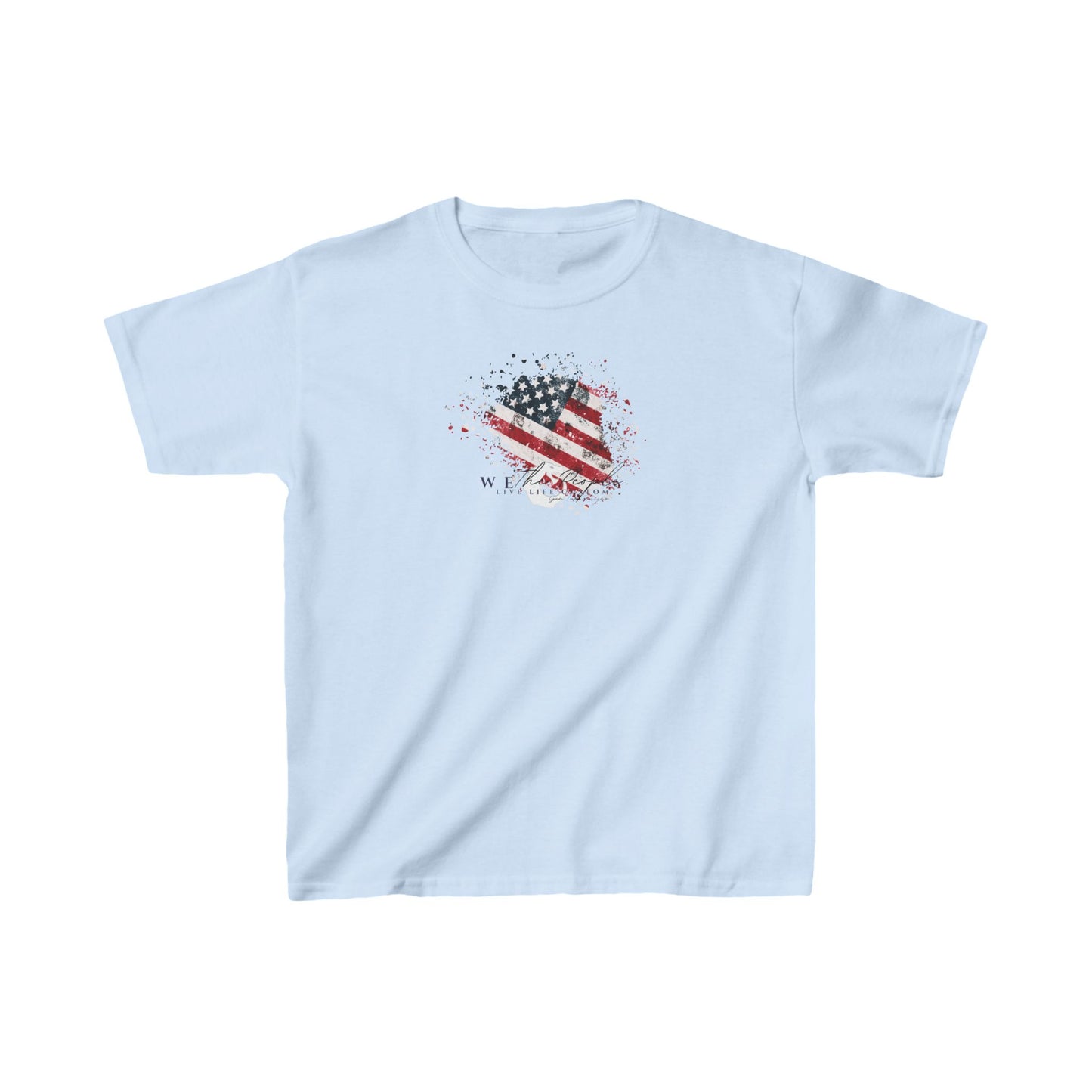 Kids Heavy Cotton™ Tee - We The People Flag