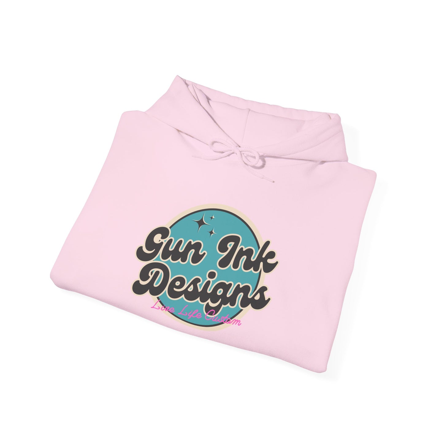 Heavy Blend™ Hooded Sweatshirt - Teal Circle