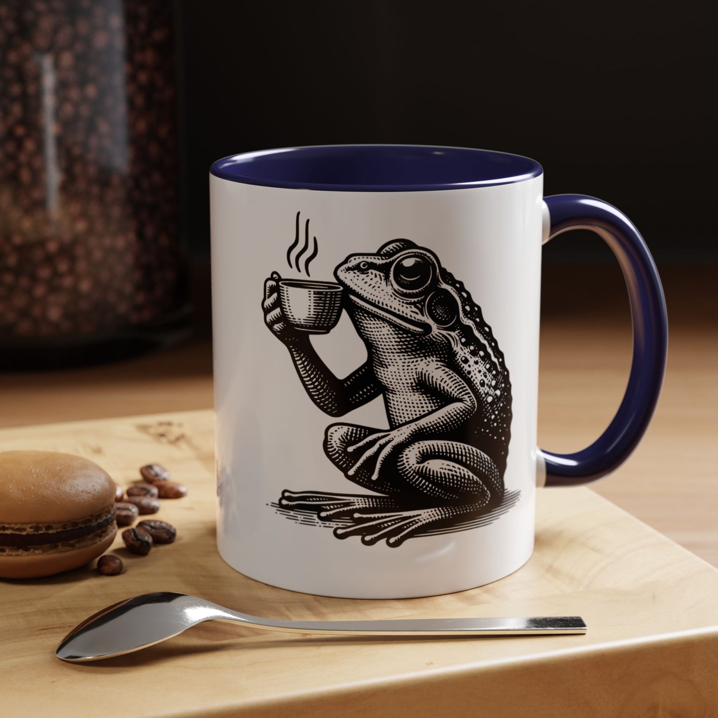 Accent Coffee Mug (11, 15oz) - Coffee Frogs