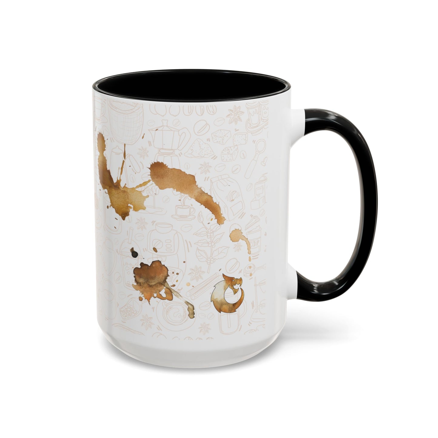 Accent Coffee Mug (11, 15oz) - Coffee Stains