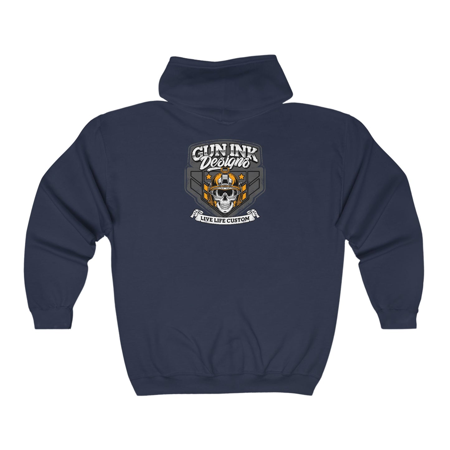 Heavy Blend™ Full Zip Hooded Sweatshirt - Helmet