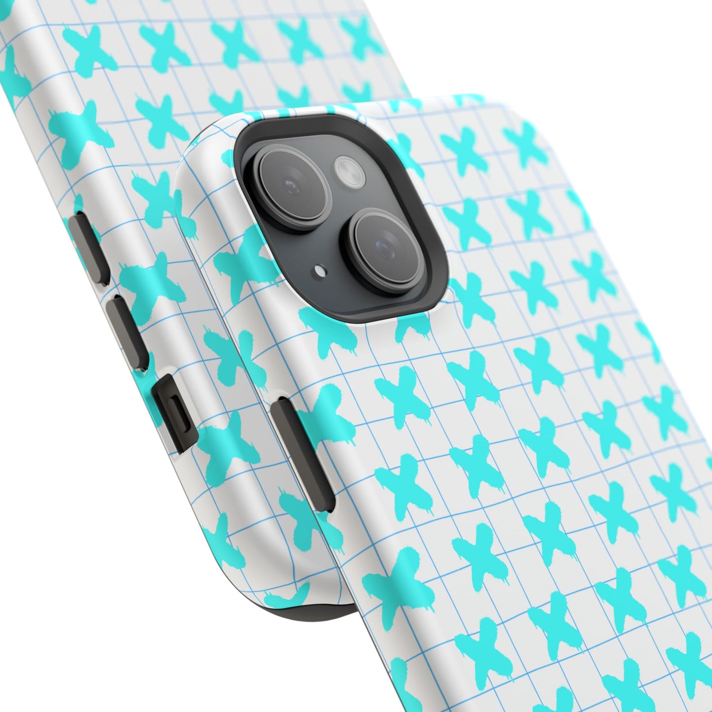 Magnetic Tough Cases - Blue X