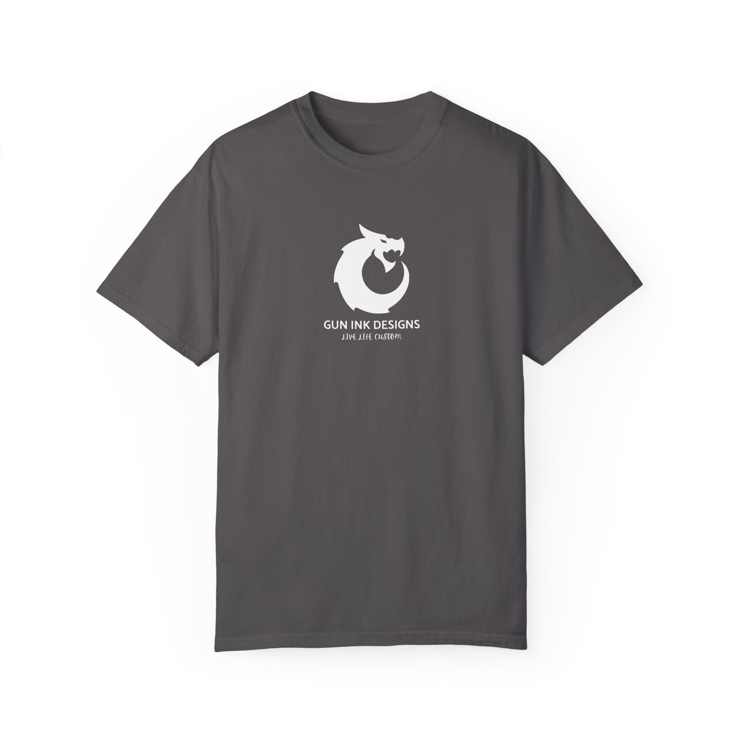 Garment-Dyed T-shirt - White Dragon