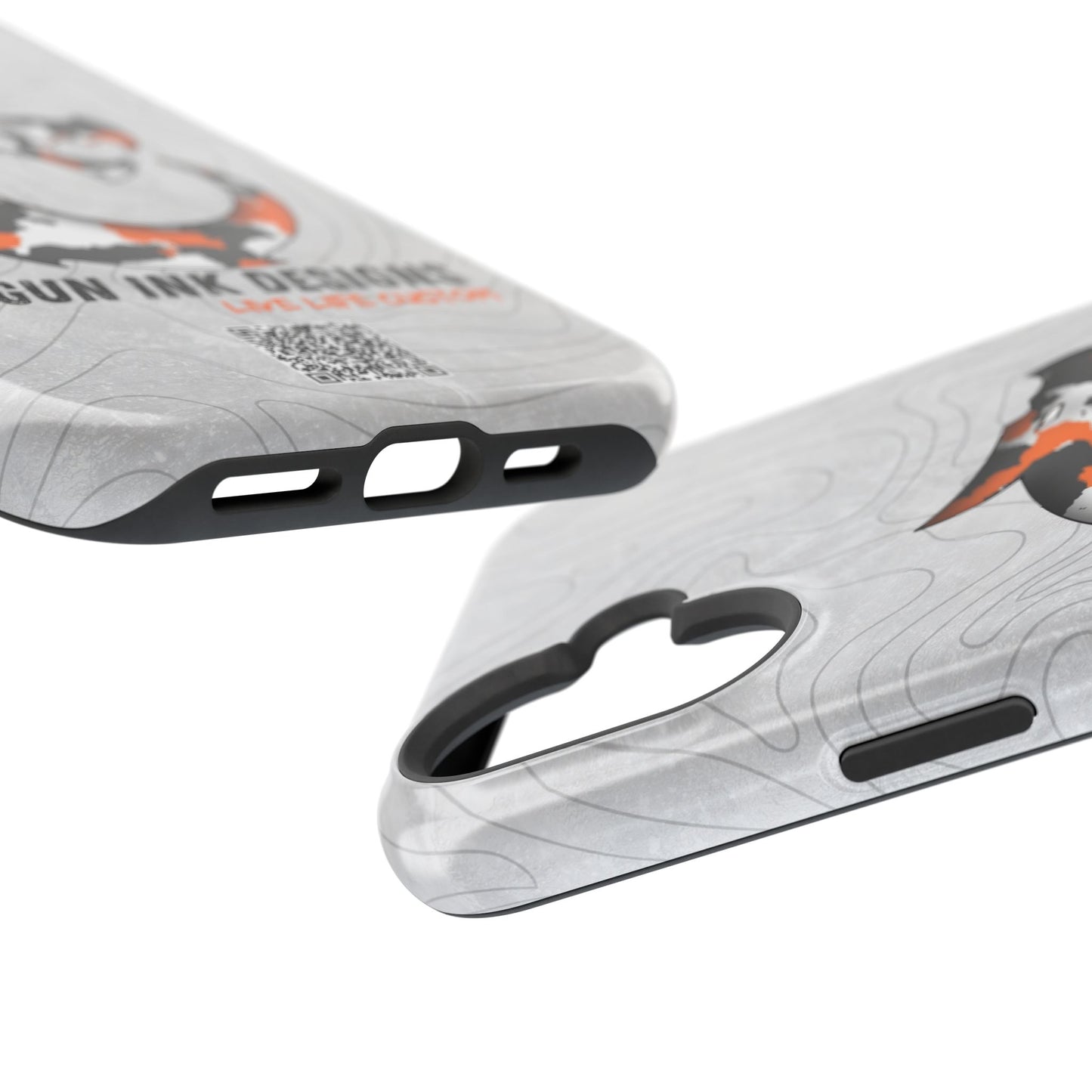 Magnetic Tough Cases - Topo QR code