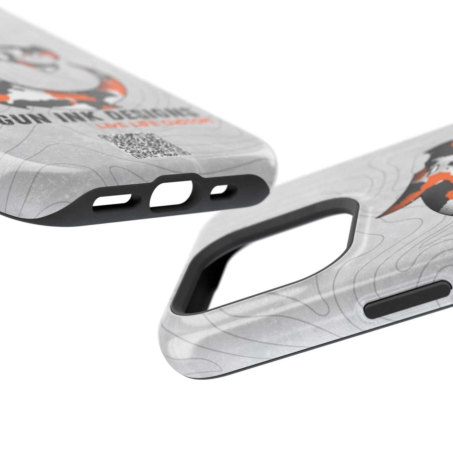 Magnetic Tough Cases - Topo QR code
