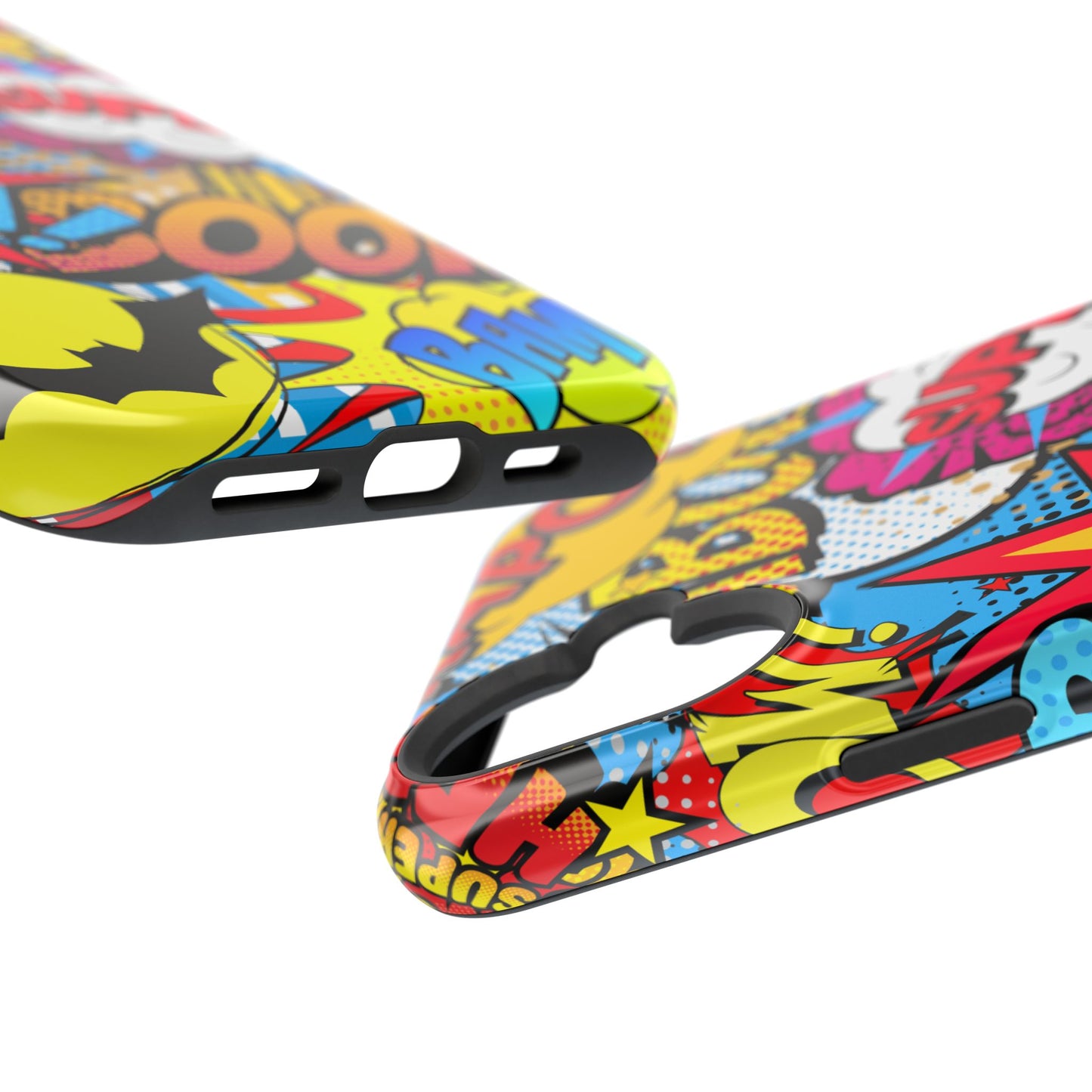 Comic Book Pop Art Phone Case - Magnetic Tough Cases for Superhero Lovers, Fun and Colorful Cell Cover