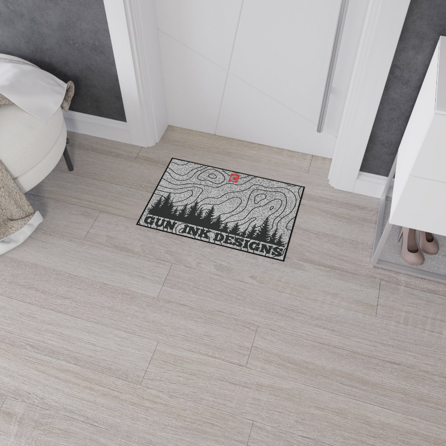 Heavy Duty Floor Mat - Topo Trees